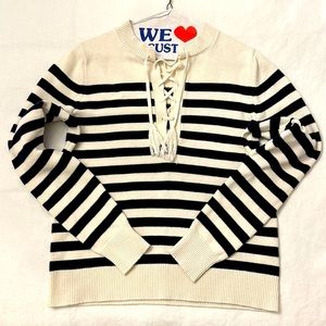 GUC Banana Republic striped sweater, size XS, 100% cotton, nautical